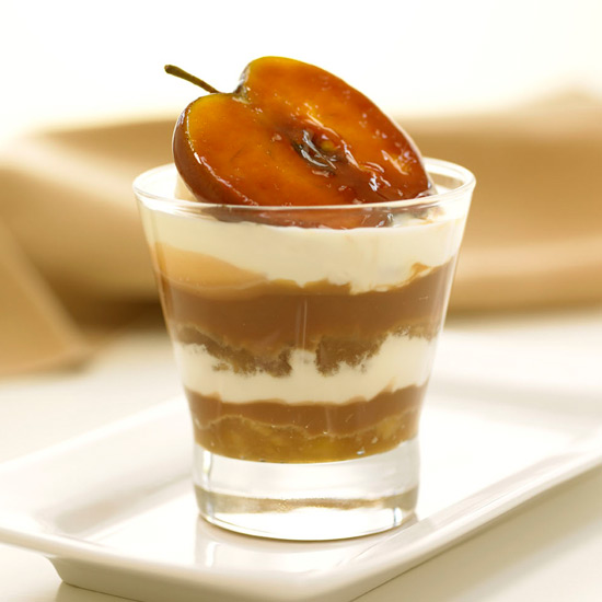 Toffee Apple Sundae with Caramel ice cream